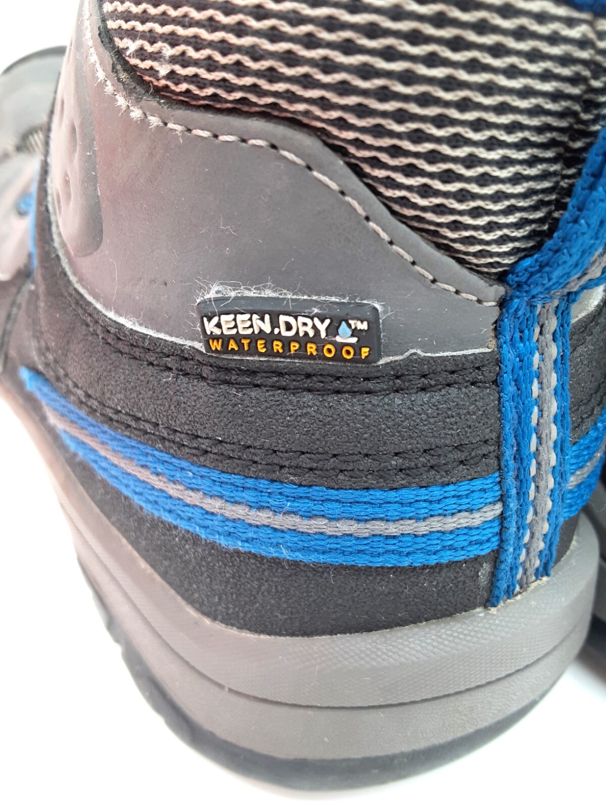 Keen Dry Impermeabile Taglia 6 Sneaker Uomo Blu Grigio Pizzo Escursionismo Campeggio Outdoor