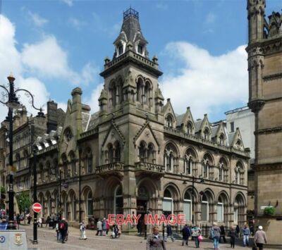 FOTO EHEMALIGE BRADFORD GESCHÄFTSBANK BANK STREET BRADFORD TYPISCH AUFWENDIG ZITIERT