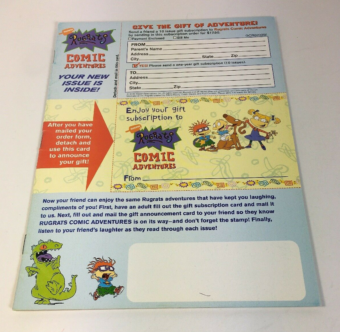 Vintage Nickelodeon Rugrats Comic Adventures Volume 1 Number 8 | eBay