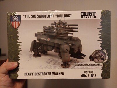 Dust Tactics Allied Heavy Destroyer Walker The Six Shooter / Bulldog ...