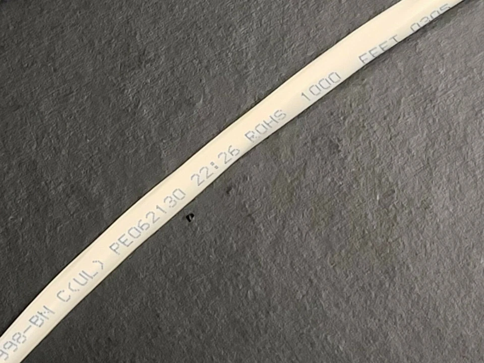 Belden Wire 6304FE 18/6C Shielded Control/Security/Audio Cable CMP White /50ft - Image 4 of 4