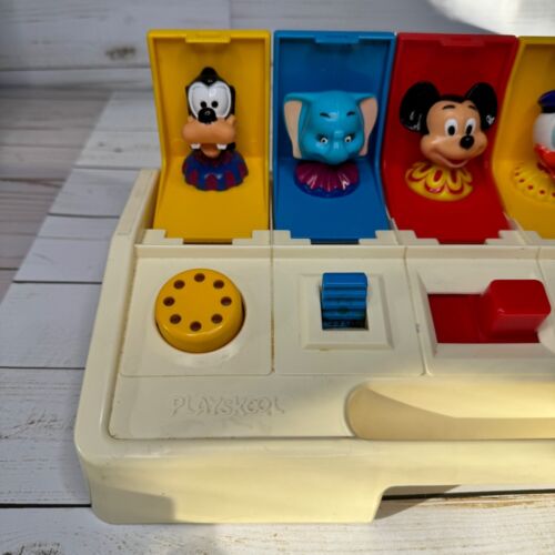 Playskool Disney Busy Poppin Pals Baby Toy Mickey Donald Goofy Pluto Dumbo 1986 - Picture 5 of 19