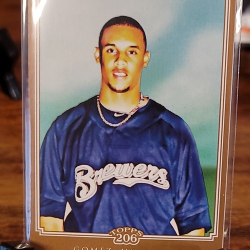Carlos Gomez ⚾ 2010 Topps 206 Baseball #74 Bronze Parallel Brewers - Picture 2 of 7