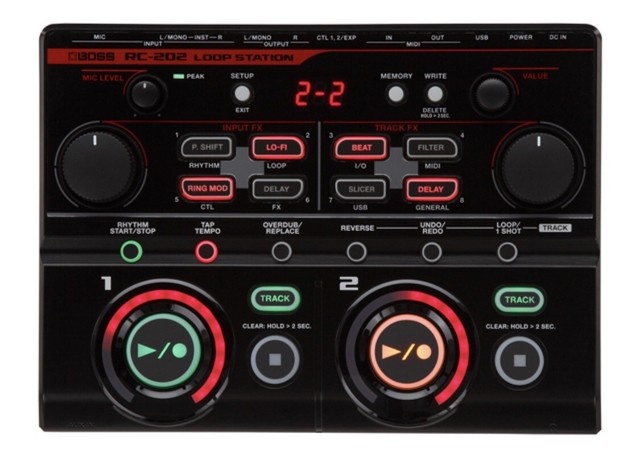 Boss Rc2 Compact Tabletop Two Track Loop Station For Sale Online Ebay
