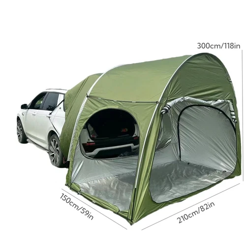US Waterproof Car Tent For Outdoor Camping Portable Sunshade Shelter Quick-Setup