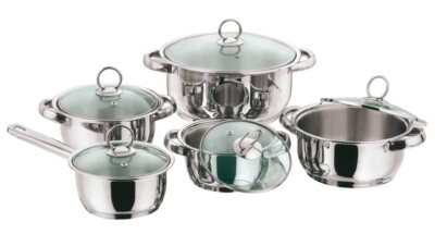 Kochtopf -Set 5/10 tlg. KING NEW SILVER LINE aus Edelstahl
