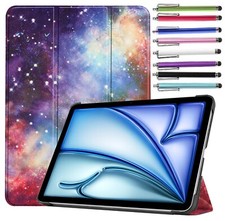 Slim Trifold Case for iPad Air 11" 13" M4/M3/M2 2026/2025/2024 Hard Back Shell