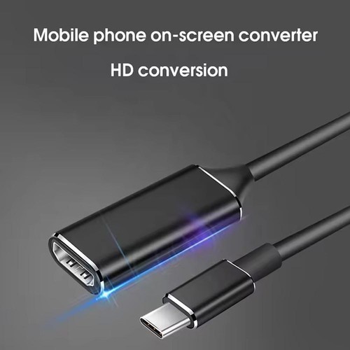 Type C To HDMI-Compatible cable/adapter 4K Type C To HDMI 3.1 USB C Cable USH - Photo 5 sur 11