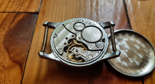 Vintage Soviet men's watch Jantar 15 jewels caliber 2602 ZIM. USSR. Not working - Picture 11 of 13