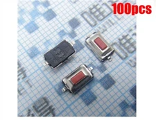 100pcs pushbutton 2 pin smd smt micro switch 3x6x2.5mm momentary tact ic new nw