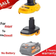 1x For Ridgid 18V AEG Li-Ion Battery Adapter To For Dewalt 18V Power Tools NEW