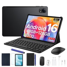 POCKAM P10 Pro Tablette 10 Pouces 48Go+128Go T7250 Octa-Coeur 8800mAh 120Hz