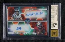 2023 Bowman U Orange Refractor /25 Jalon Daniels Will Howard BGS 9.5 Auto 1fl4