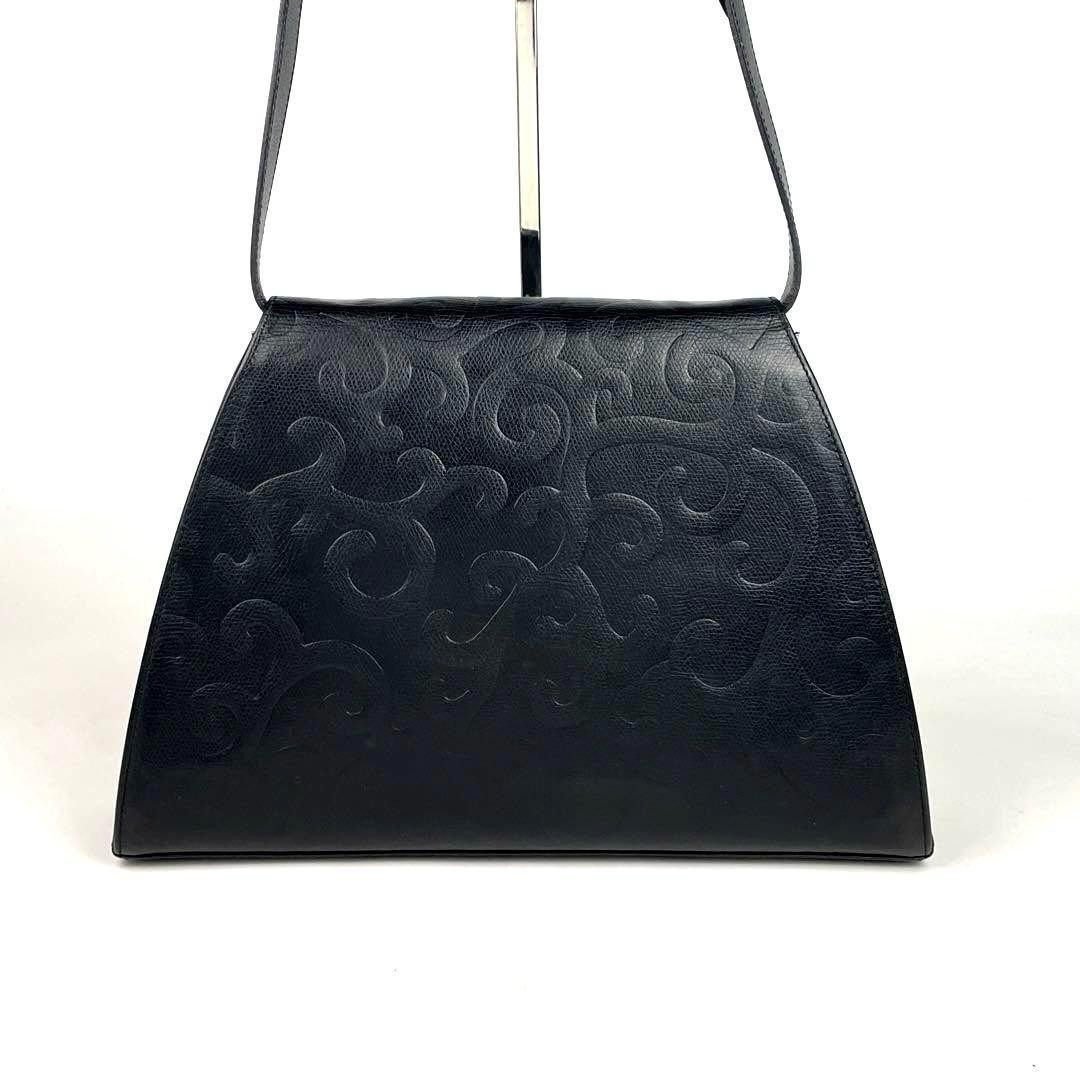 Borsa a tracolla Yves Saint Laurent in pelle nera autentica