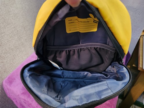 LittleLife Tier Kleinkind Kinder Rucksack - schwarz & gelb Hummel Design - Bild 4 von 4