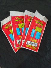 McDonald's 2025 Grinch Socks 4-pack Mystery Bags Socks Complete set Opened/NEW