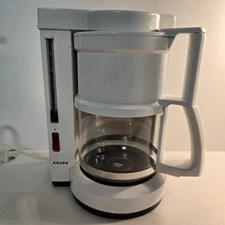 KRUPS  White  4 Cup Jr Coffee Maker DS06850WS0 RV and Van Life Sized
