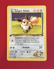 Pokémon Lt. Surge's Eevee 51/132 Gym Challenge 1st Edition Regular 40 HP Uncomm…