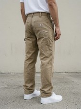 0708 | Baggy Brown Carhartt Double Knee Carpenter Jeans W32 L32