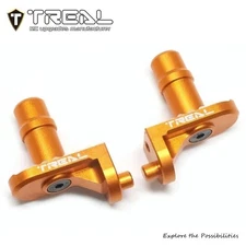 TRLX003XB4069 ALUMINUM FOOT PEGS FOR PROMOTO MX: ORANGE (2)