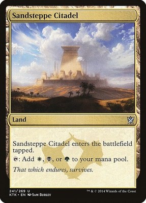Sandsteppe Citadel 241 Khans of Tarkir NM