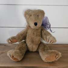 Boyds Bears Archive Collection Jointed Plush Teddy Bear 1990 Poseable Brown
