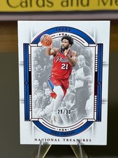 2023-24 Panini National Treasures - Joel Embiid #84 International /33