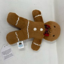 Jellycat Jolly Gingerbread Fred Plush, Brown, Original 8 in