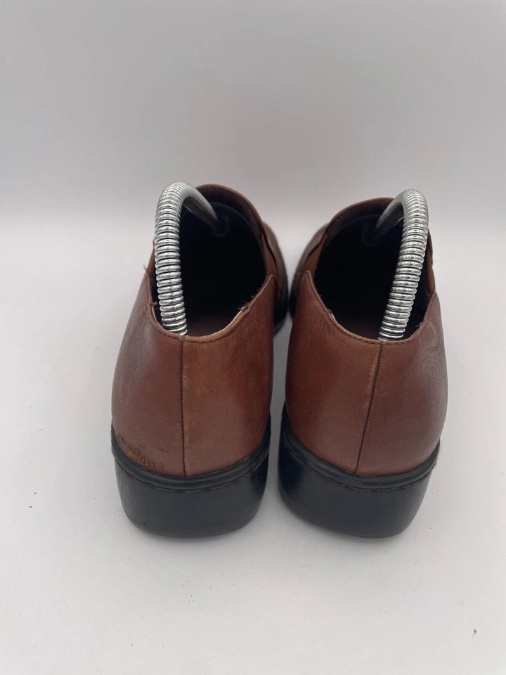 Naturalizer Shoes Women's Sz 9M Brown Leather Round Toe Slip-On 94358-3 - Image 4 of 4