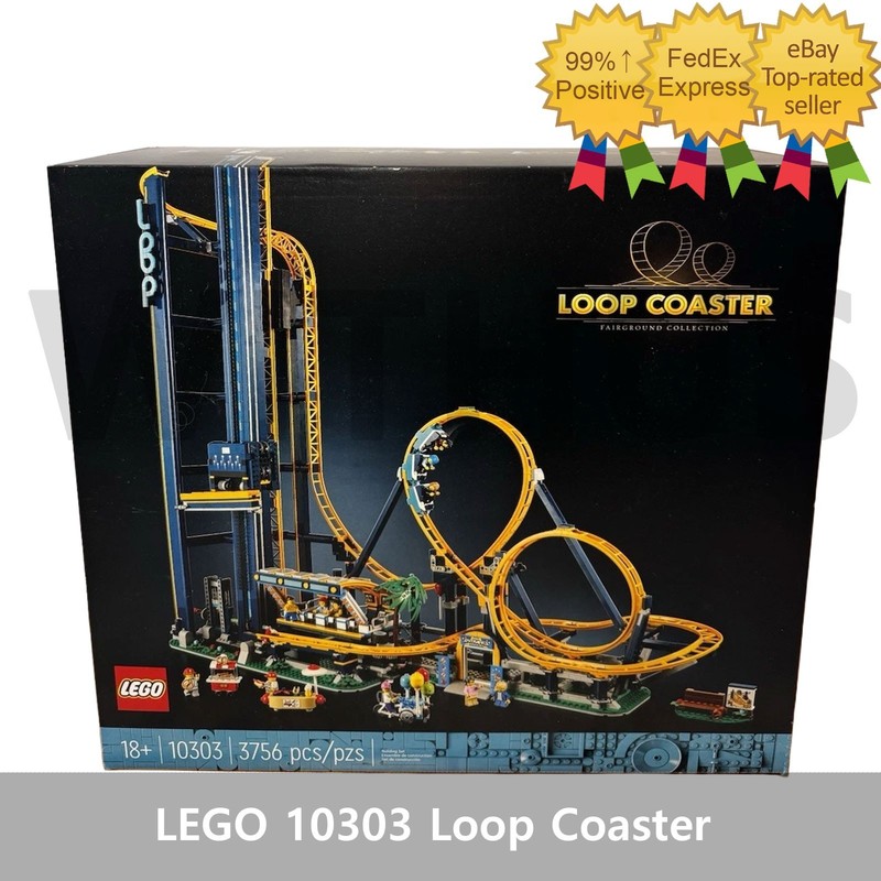 LEGO 10303 : Icons Loop Coaster Roller Coaster / Brand New Sealed Package Box