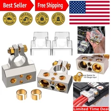Multi-Compatible Battery Terminals, 0-10 AWG, Long Lasting & Reliable Connection