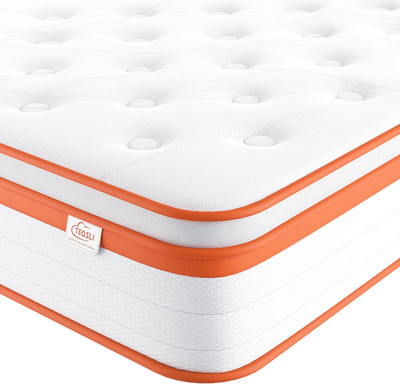 Einzelmatratze 3 Fuß 27 cm Gel Memory Foam Taschenfederkern 7 Zonen mittelfest