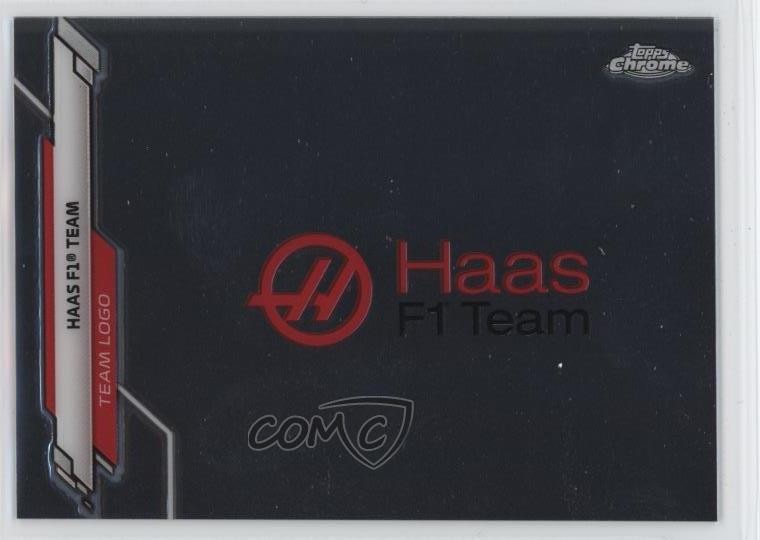 2020 Topps Chrome Formula 1 Team Logos Haas F1 Team #120 15wb