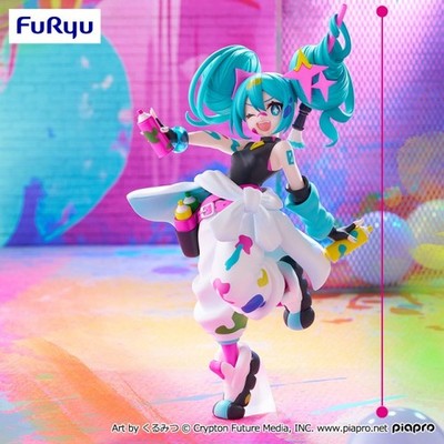 Hatsune Miku Serie Hatsune Miku Trio-Try-iT Figur Paint Girl FuRyu JAPAN