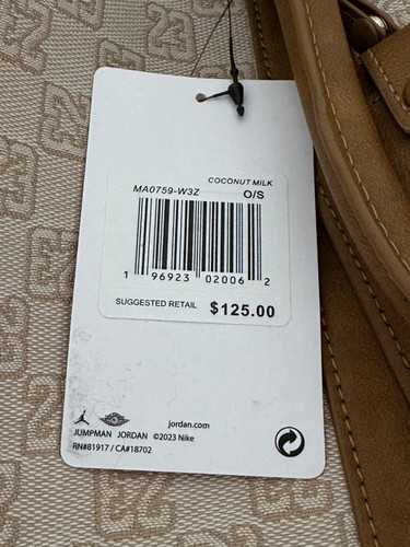 Jordan Monogram Seesack Gepäck Handgepäck Coconut Milk (beige) MA0759-W3Z - Bild 5 von 9