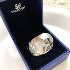 Swarovski Nirvana Ring Size(Japan) 11 Clear Crystal Beautiful Cut Used