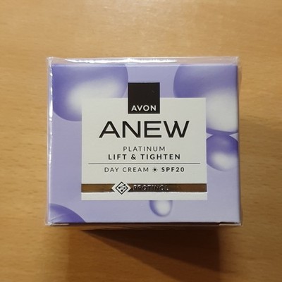 AVON ANEW PLATINUM LIFT & TIGHTEN DAY CREAM Tagescreme LSF 20 Protinol