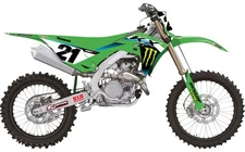 D'Cor Visuals '25 Monster Energy Kawasaki Complete Graphics Kit (20-20-825)