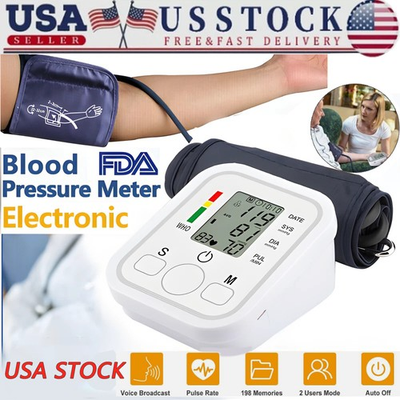 #ad Digital Upper Arm Blood Pressure Monitor Automatic BP Machine with Heart Rate. $9.50