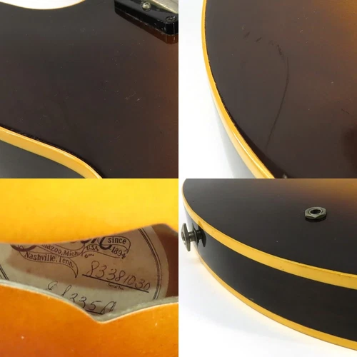 Gibson ES-335 Dot Sunburst Hollow Body Guitar 22F Maple Neck Used