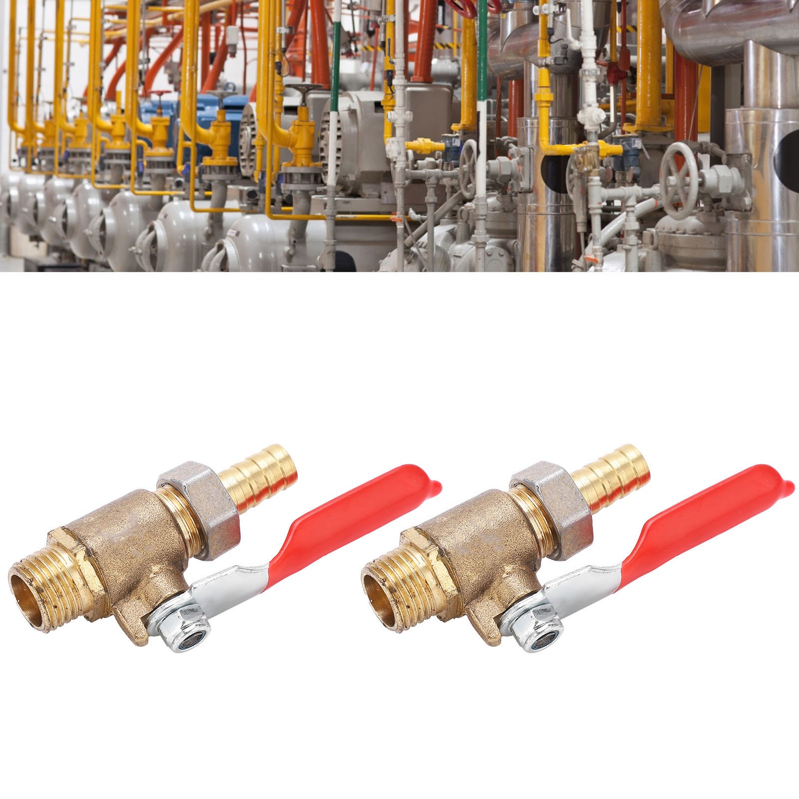 2Pcs Ball Valve 1/4 Multilayer Silicone Corrosion Resistance Air `☜