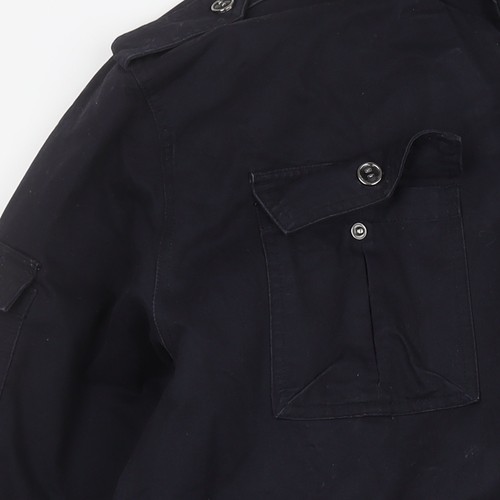 Outdoor Men's Black 2XL Military Jacket - Cotton Casual Outdoor - Picture 11 of 12