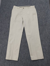 Brooks Brothers Pants 36x30 Beige Advantage Chino Clark Flat Front Straight