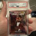 2024 PANINI ROOKIES & STARS THRILLERS LONGEVITY #TJDS JAYDEN DANIELS RC PSA 10