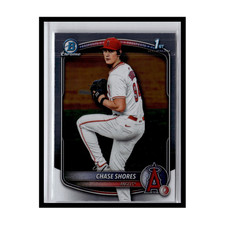 Topps 2025 Bowman Draft Chrome Chase Shores Angels 1st Bowman Rookie #BDC-142