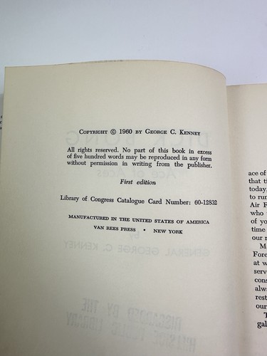 1961 Vintage Dick Bong Ace of Aces General George C. Kenney Hardcover - Picture 6 of 10