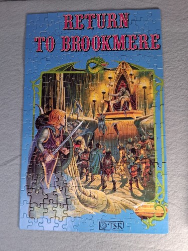 Dungeons and Dragons Return to Brookmere 200pc Jigsaw Puzzle TSR 1982 Complete - Picture 8 of 8