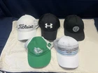 Mixed Lot Five Golf SnapBack/Fitted Hats