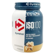 Dymatize Hydrolyzed Whey Protein Powder Gourmet Vanilla 1.6lb EX 03/26 FAST SHIP