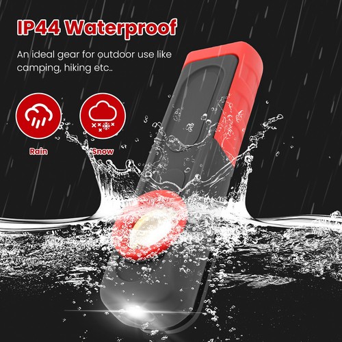 2 Packs LED Work Light Pocket Light Mini Magnetic Flat EDC Flashlight with Hook - Picture 5 of 15